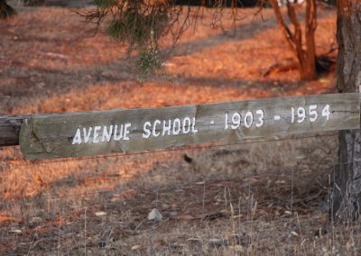 Avenue Range school sign