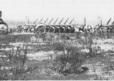 1954 - Lands Departmenting ploughing at Limberts, 'Bull Island'