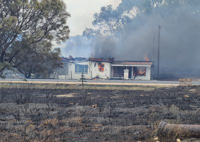 The Avenue Store following the Blackford-Avenue Range bushfire on 11 January 2021